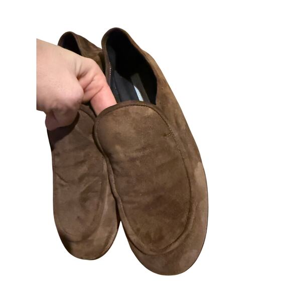 Dusan Brown Suede Loafers Women's Sz. 38.5 (US 6.5) - Picture 7 of 10